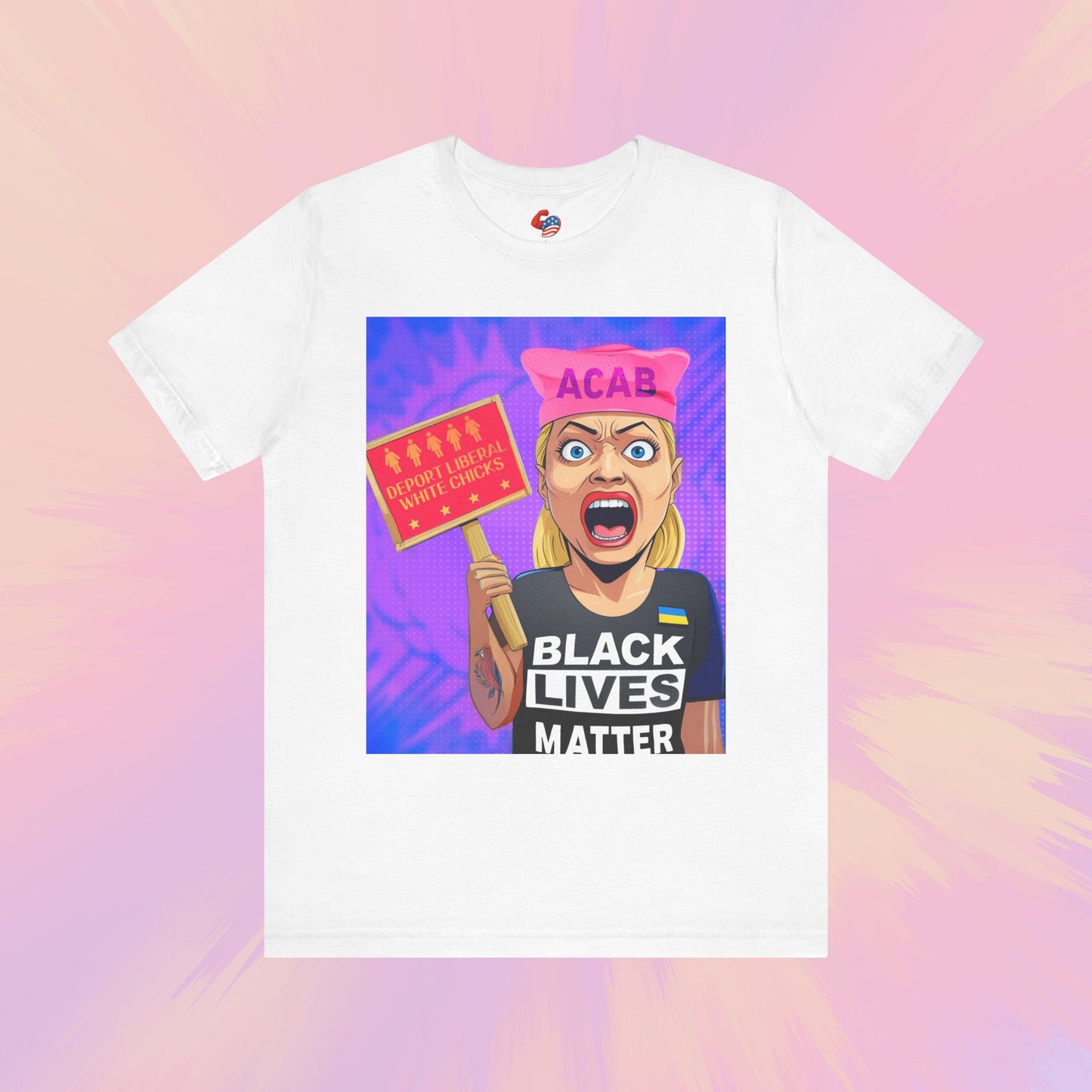 Deport Liberal White Chicks Premium Tee