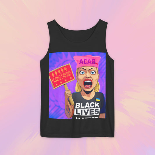 Deport Liberal White Chicks Tank Top