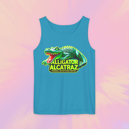 Alligator Alcatraz Tank Top #4