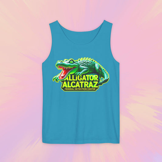Alligator Alcatraz Tank Top #4