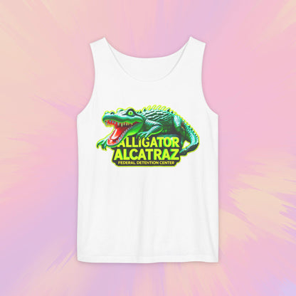 Alligator Alcatraz Tank Top #4