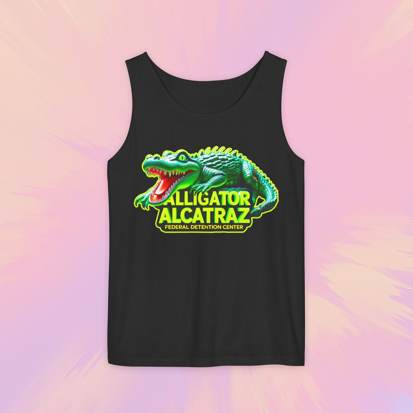 Alligator Alcatraz Tank Top #4
